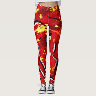 Leggings Guêtres abstraites impressionnantes