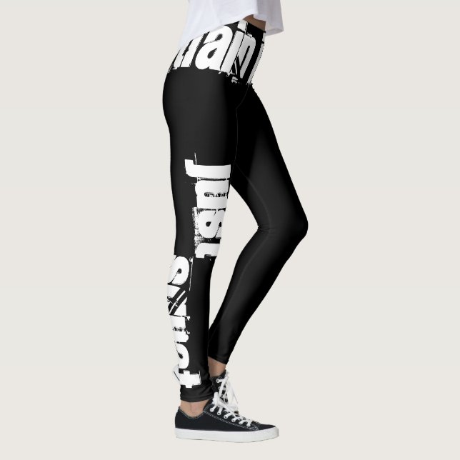 LEGGINGS GUÊTRES ACCROUPIES ALIÉNÉES DE TRAIN JUSTE (Droite)