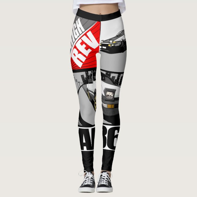 Leggings Guêtres AE86 par haut Rev (Devant)
