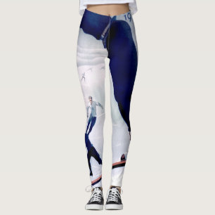 Leggings Guêtres - affiche estonienne de 1935 jeux d'hiver