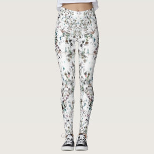 Leggings Guêtres argentées d'impression d'éblouissement