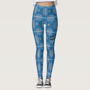 Leggings Guêtres assez mauvaises "de plaid de sirène"