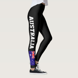Leggings Guêtres australiennes de drapeau pour le yoga de