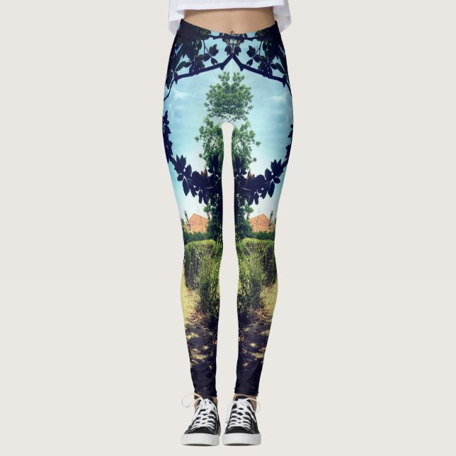 Leggings Guêtres avec la copie de photo (Devant)