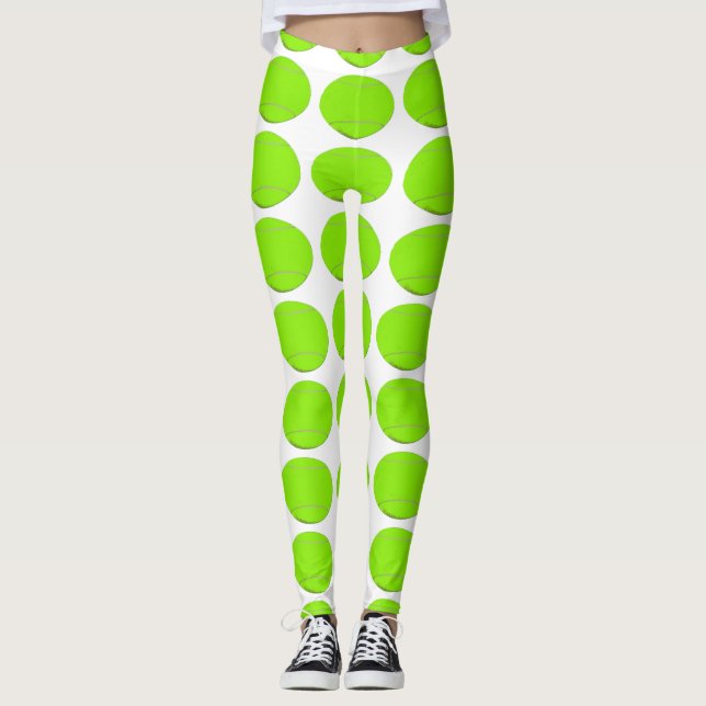 Leggings Guêtres bestselling de balle de tennis (Devant)