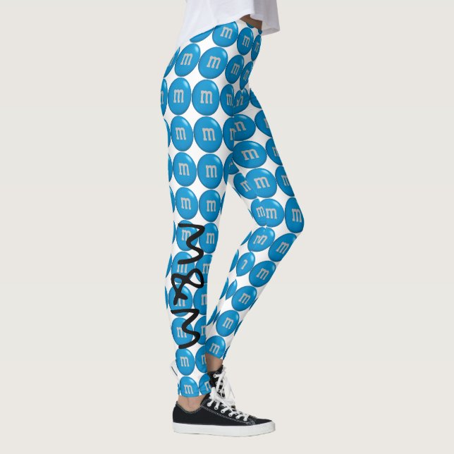 Leggings Guêtres bleues de M&M (Droite)