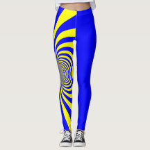 Guêtres bleues et jaunes