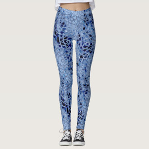Leggings Guêtres bleues glaciales