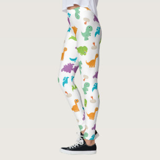 Leggings Guêtres colorées mignonnes de DINOSAURES