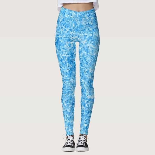 Leggings Guêtres congelées de cool de la glace des femmes (Devant)