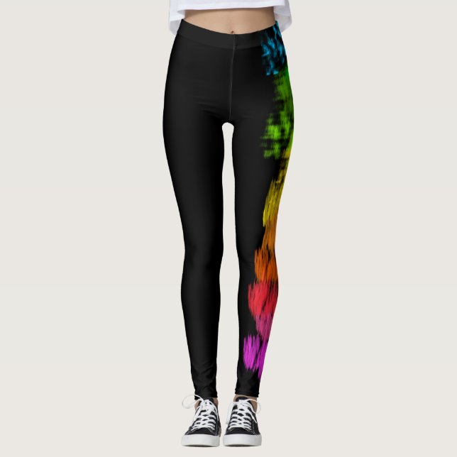 Leggings Guêtres curatives de déclenchement d'art de (Devant)