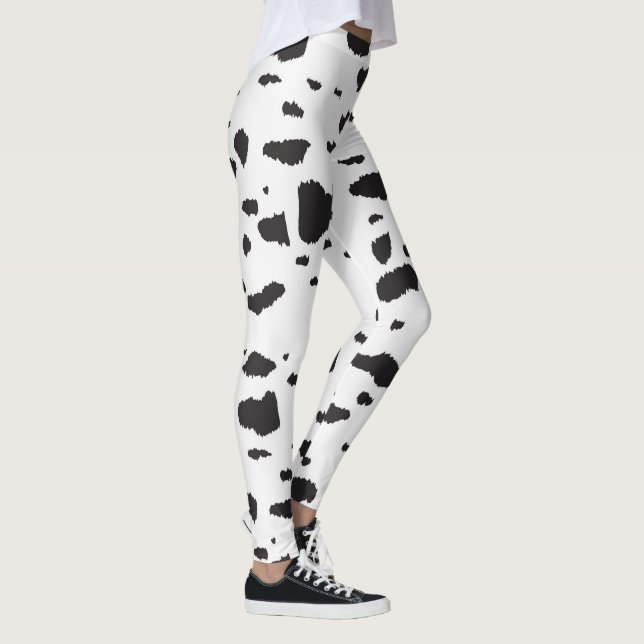 Leggings Guêtres dalmatiennes classiques d'impression (Droite)
