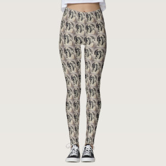 Leggings Guêtres d'amour de chiot de boxeur