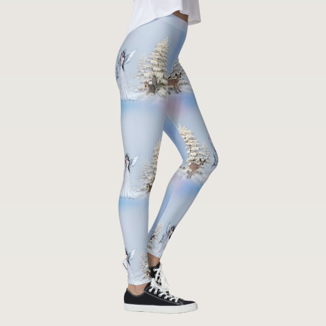 Leggings Guêtres d'ange de neige d'hiver (Droite)