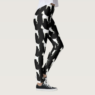 Leggings Guêtres d'art de chien de boxeur