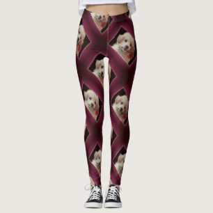 Leggings Guêtres d'art de chiot de caniche de jouet