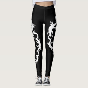 Leggings Guêtres d'art de faune de reptile de guêtres de