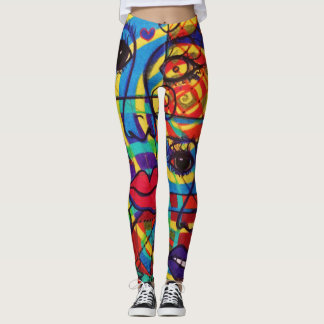 Leggings Guêtres d'art de LuckyPen
