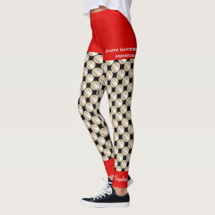 Leggings Guêtres de base-ball d'équipe avec de faux short