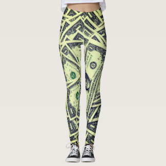 Leggings Guêtres de billet d'un dollar
