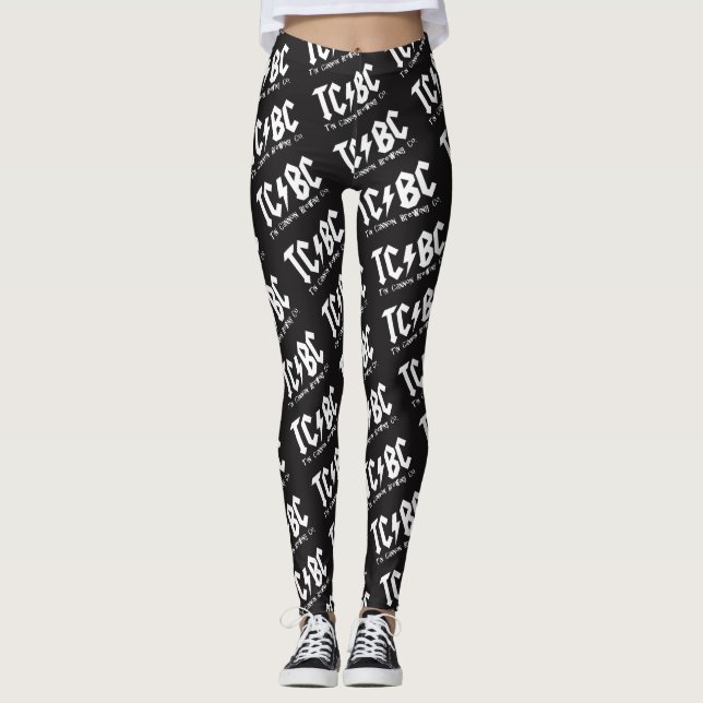 Leggings Guêtres de boulon de foudre de TC/BC (Devant)