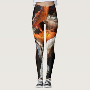 Leggings Guêtres de carpe de Koi