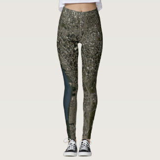 Leggings Guêtres de carte de Seattle SAT