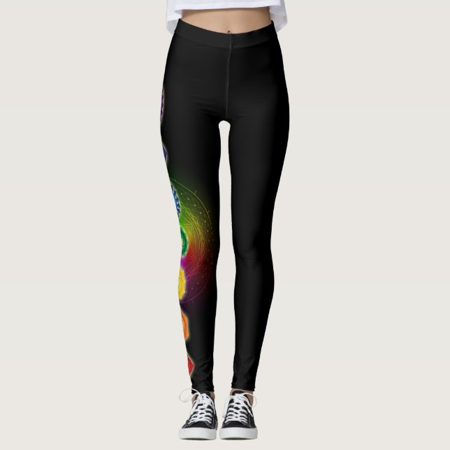 Leggings Guêtres de Chakra (Devant)
