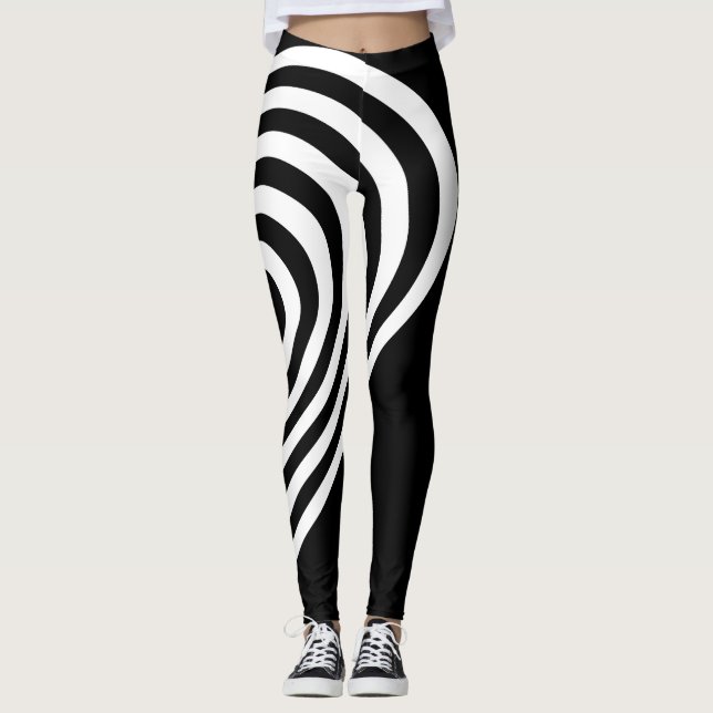 Leggings Guêtres de coeur (Devant)