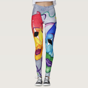 Leggings Guêtres de comédie et de tragédie