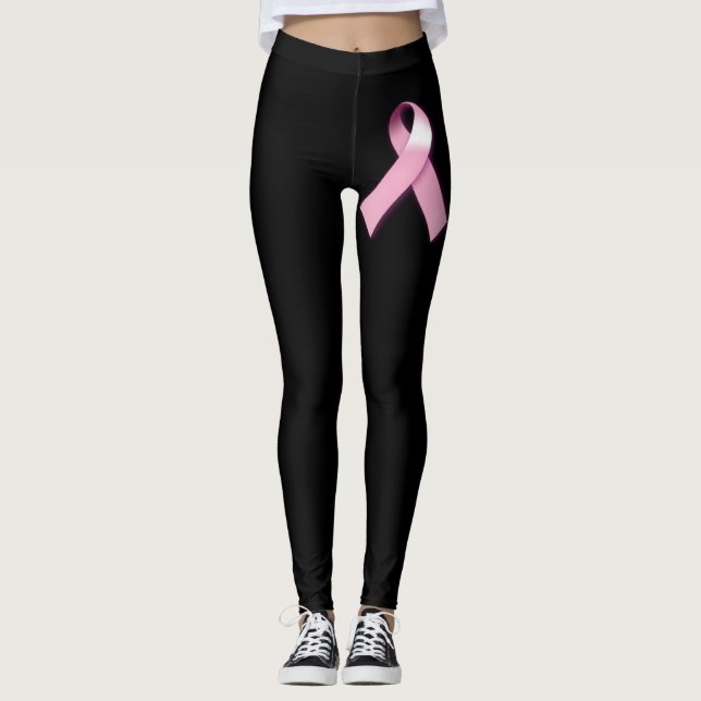 Leggings Guêtres de conscience de cancer du sein (Devant)