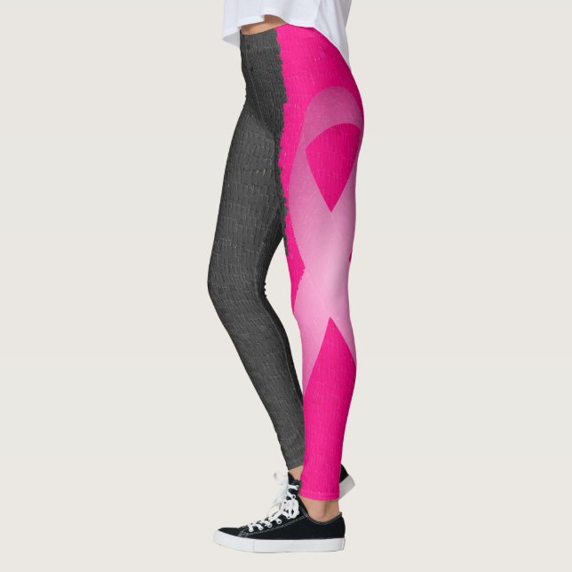 Leggings Guêtres de conscience de cancer du sein (Gauche)
