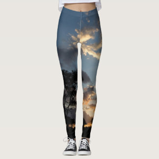 Leggings Guêtres de coucher du soleil
