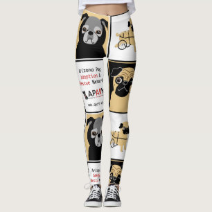 Leggings Guêtres de coutume de carlin de délivrance d'APA