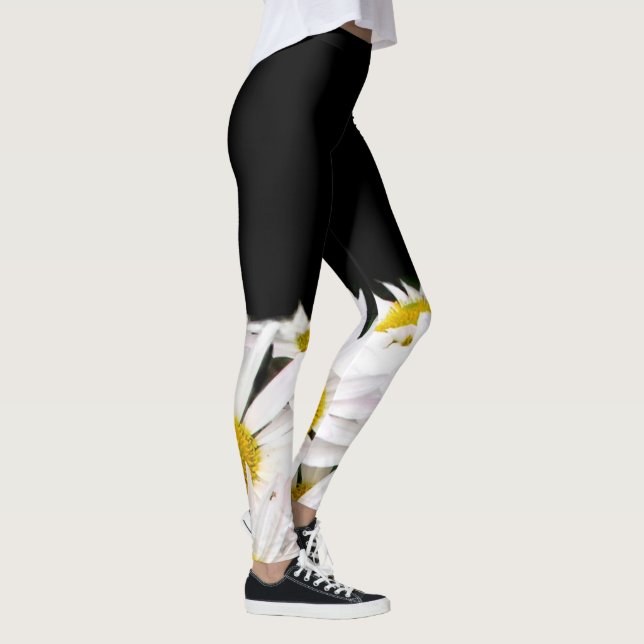 Leggings Guêtres de coutume de marguerites (Droite)