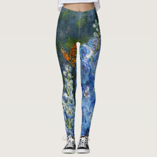 Leggings Guêtres de "delphiniums"