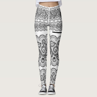 Leggings Guêtres de dentelle