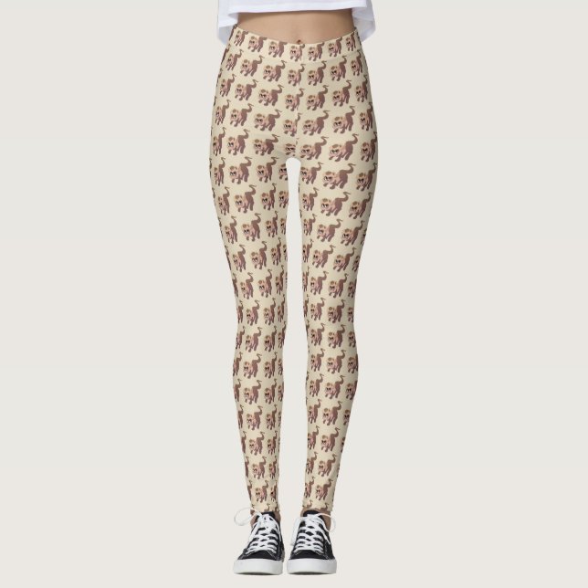 Leggings Guêtres de Dookside de furet (Devant)