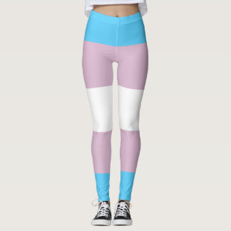 Leggings Guêtres de drapeau de transsexuel