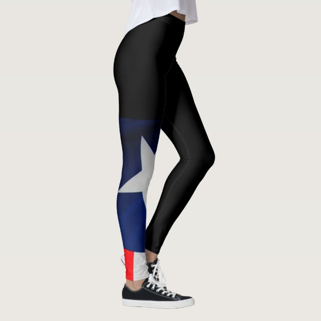 Leggings Guêtres de drapeau du Texas (Droite)
