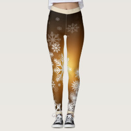 Leggings Guêtres de flocon de neige