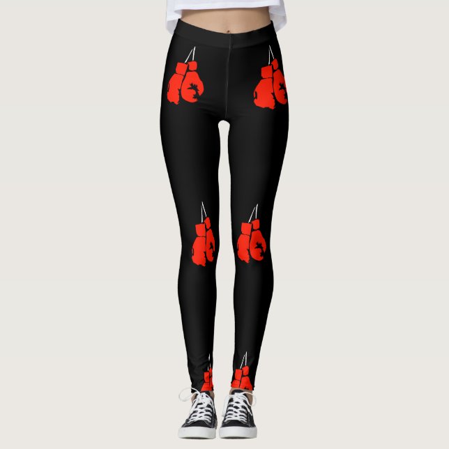 Leggings Guêtres de gant de boxe (Devant)
