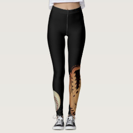 Leggings Guêtres de gant et de boule du base-ball