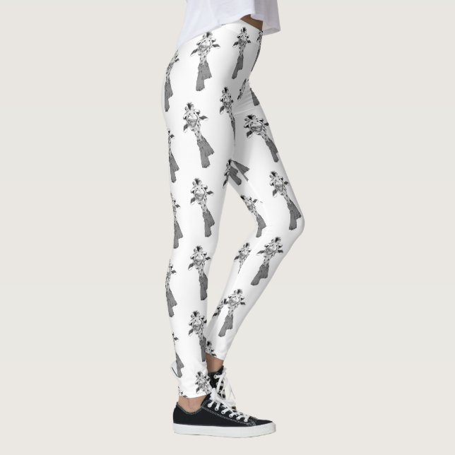 Leggings Guêtres de girafe (Droite)