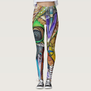 Leggings Guêtres de graffiti