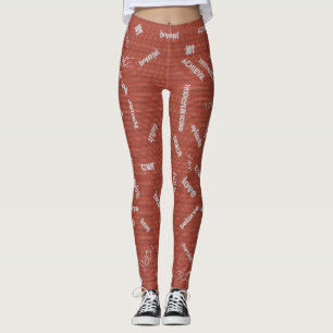 Leggings Guêtres de graffiti pour l'encouragement