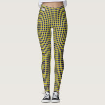 Guêtres de guingan de noir de jaune de COLLECTION