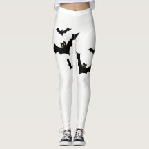 Guêtres de Halloween de motif de batte