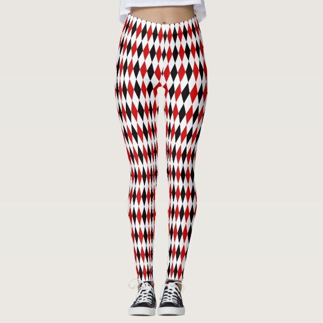 Leggings Guêtres de harlequin (Devant)