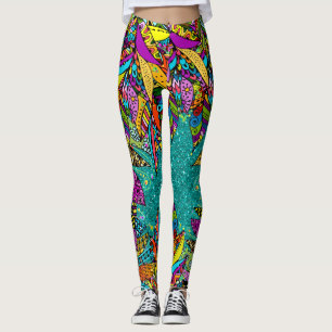 Leggings Guêtres de la mode 4 de bruit d'amusement de plume